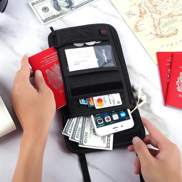 Travel Neck Pouch Wallet with RFID 10