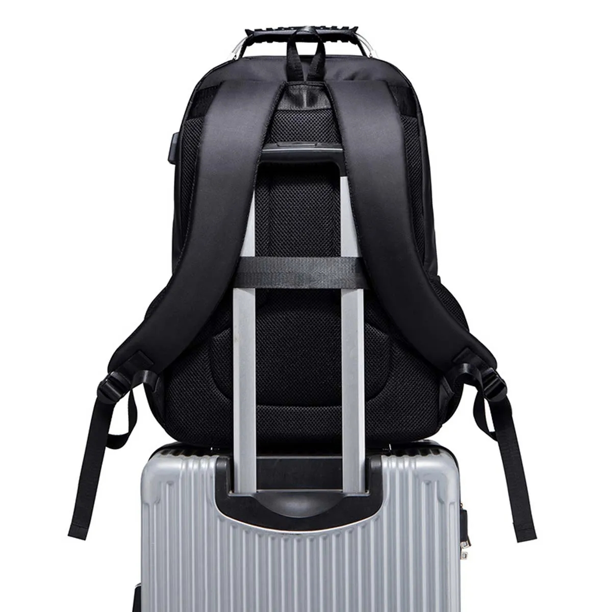 17 Inch Large Capacity Laptop Backpack w/ USB Charging Port 5