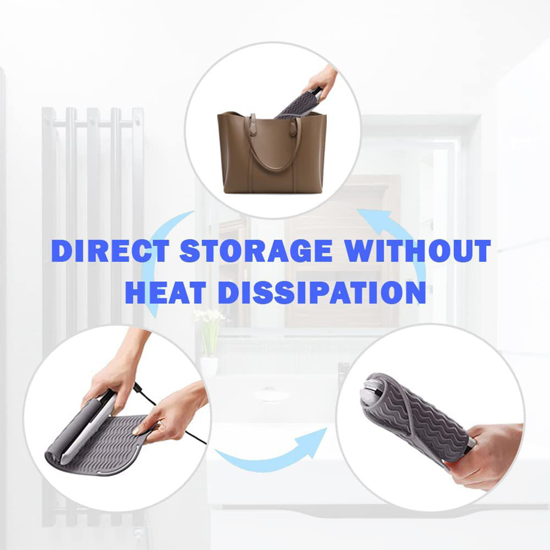 Silicone Mat Hair Straightener Iron Heat Pad 5