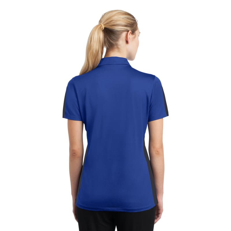 Sport-Tek Women's PosiCharge Active Textured Colorblock Polo. 27