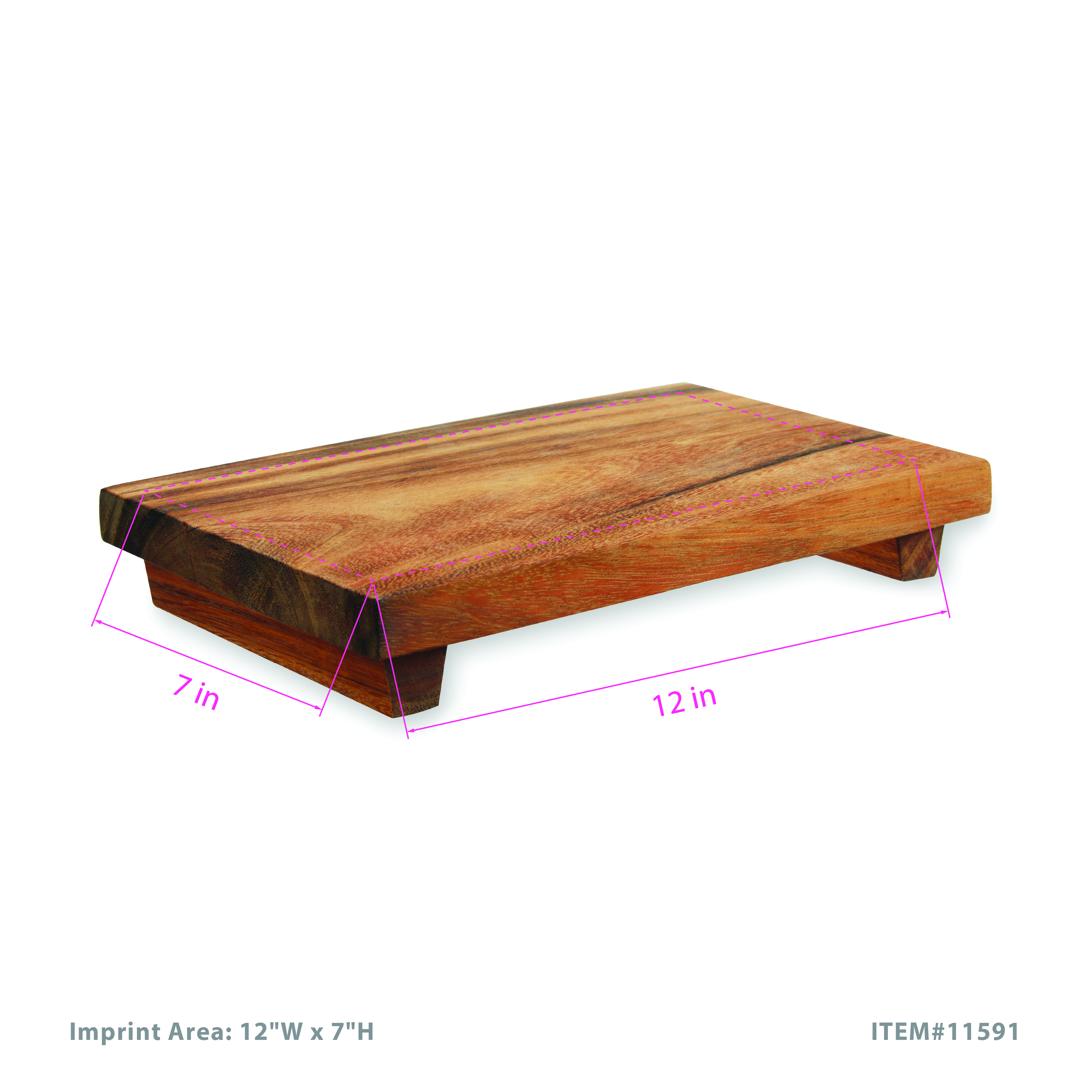Twine Living® Acacia Footed Serve Board 5