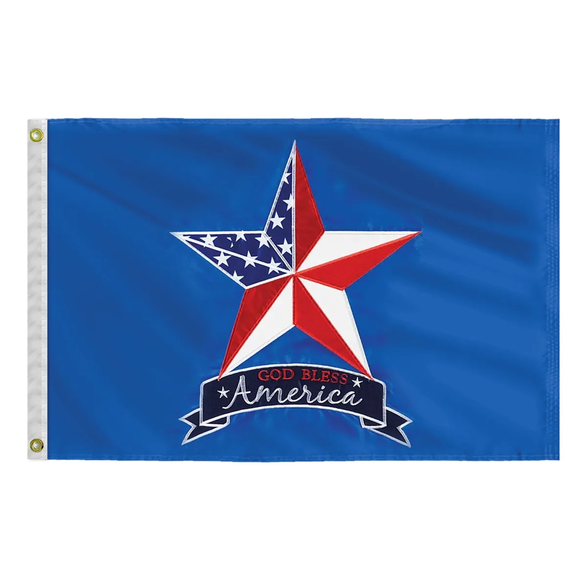 Applique & Embroidered Flag 2' x 3' Nylon 5
