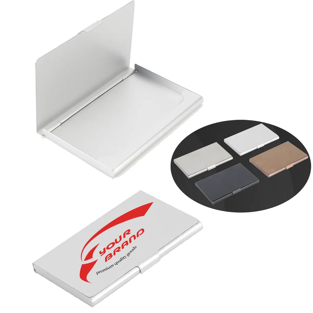 Aluminum Business Folder Credit Card Box Holder Unisex 4