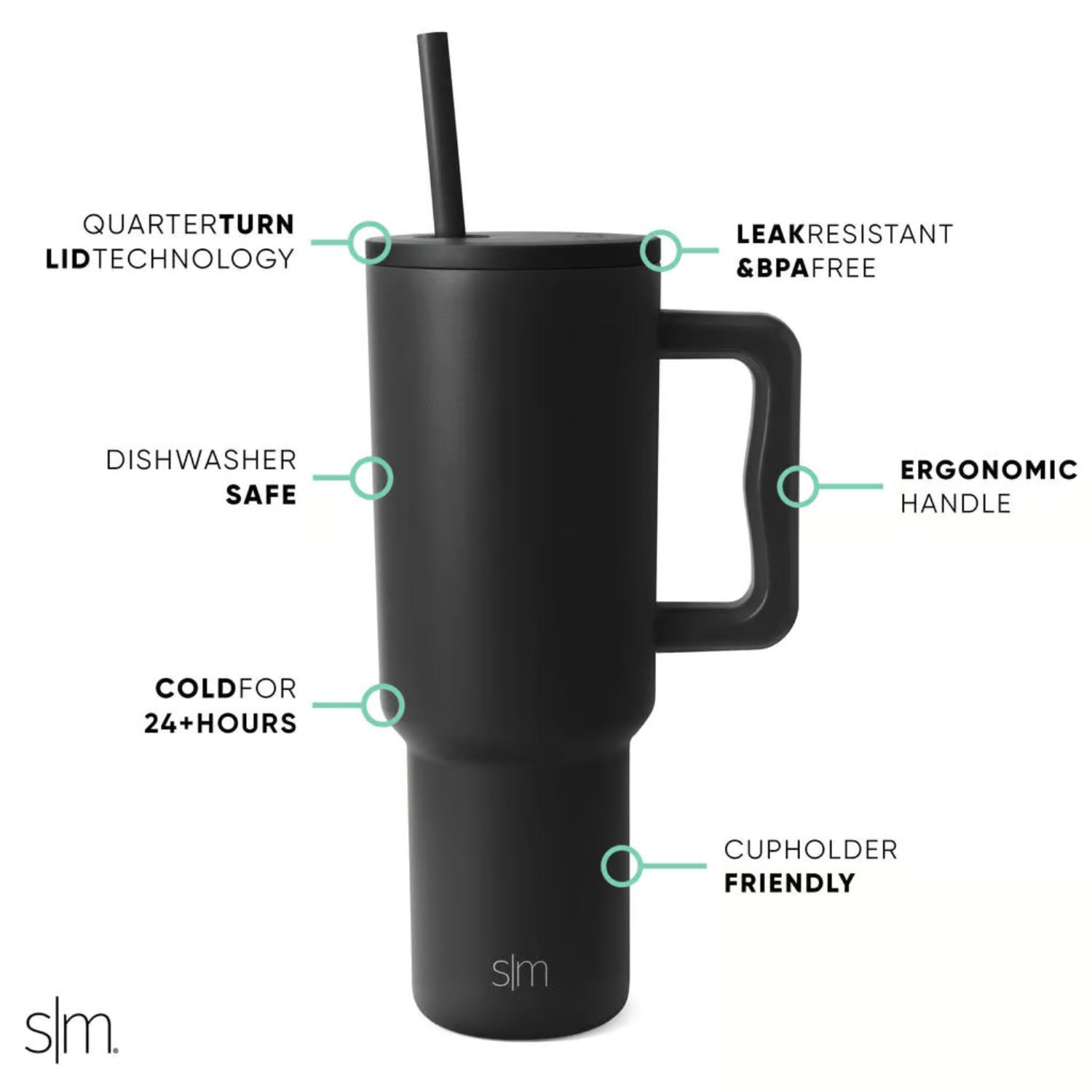 40 oz Simple Modern® Stainless Steel Double-Walled Insulated Trek Tumbler 6