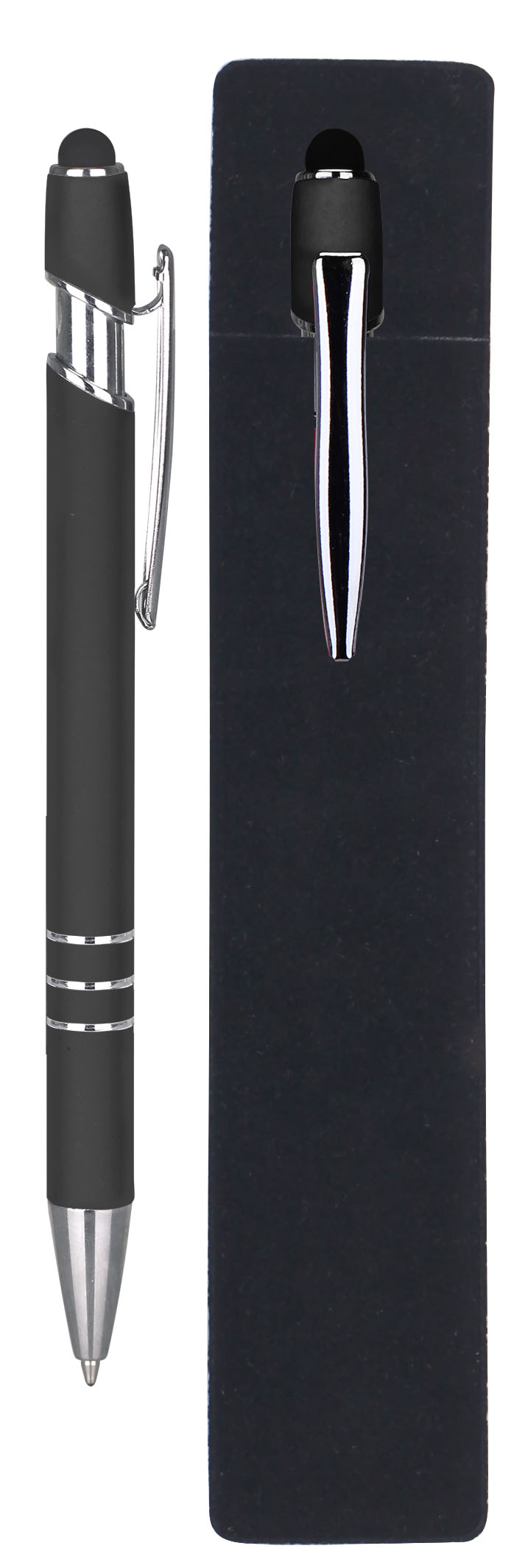 Soft-Touch Stylus Pen w/ PE-Pouch 1
