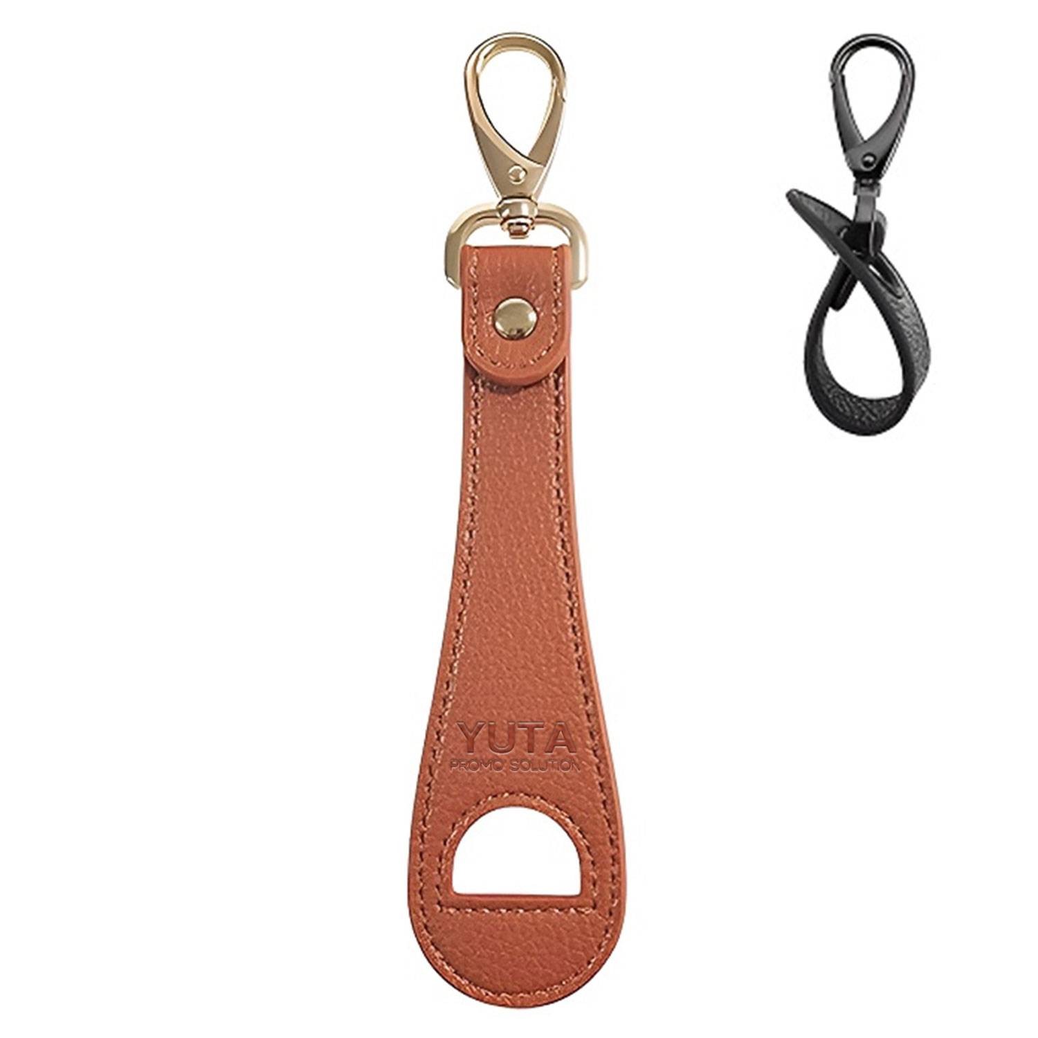 Compact and Durable PU Leather Hat Clip 2