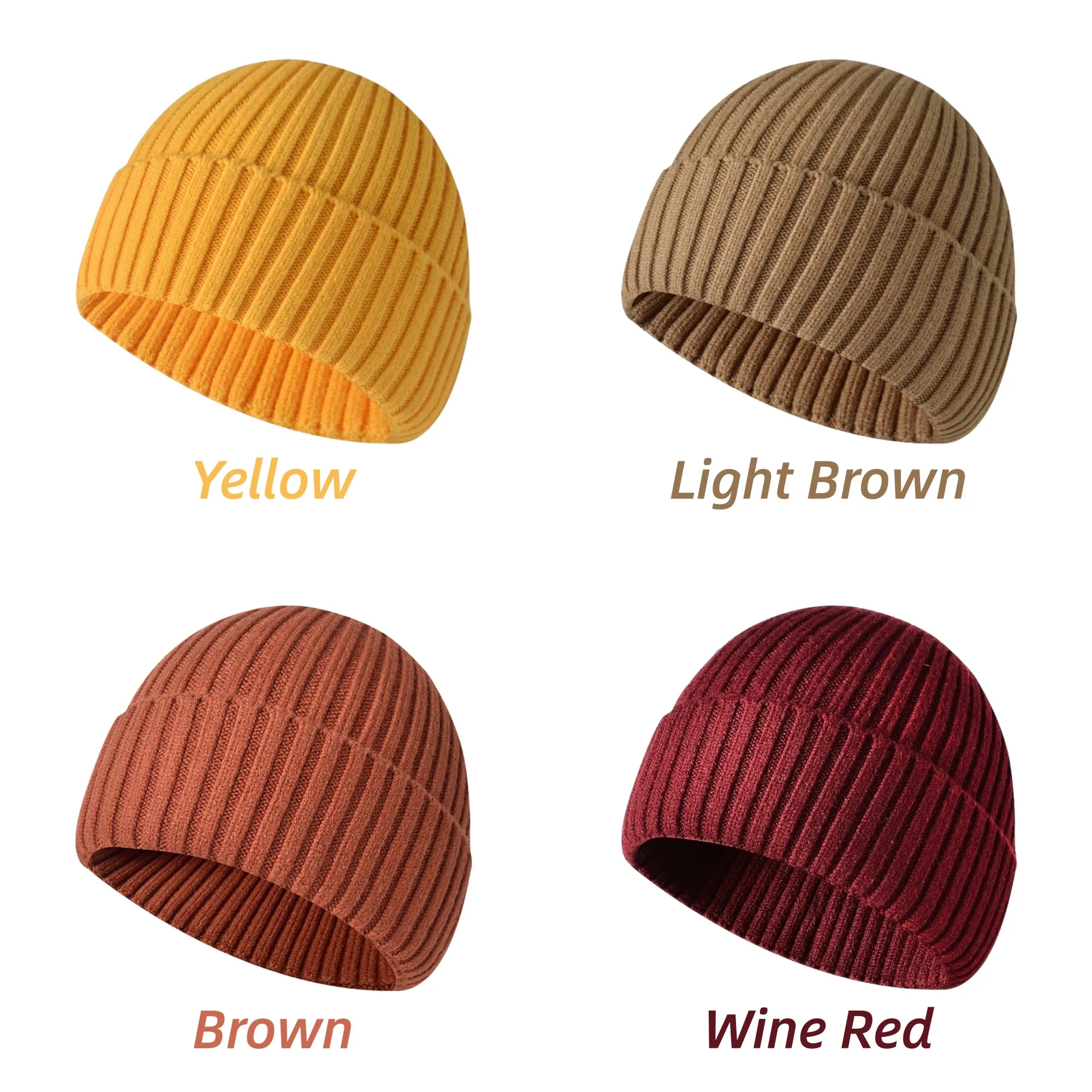Autumn And Winter Unisex Knitted Hat 2