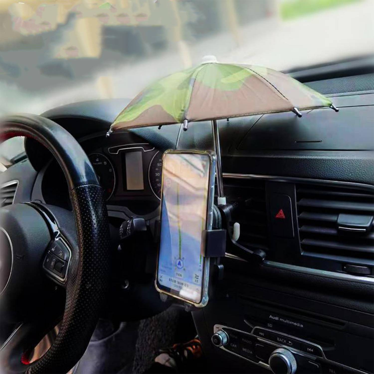 Mini Umbrella Outdoor mobile phonere flective shield 8