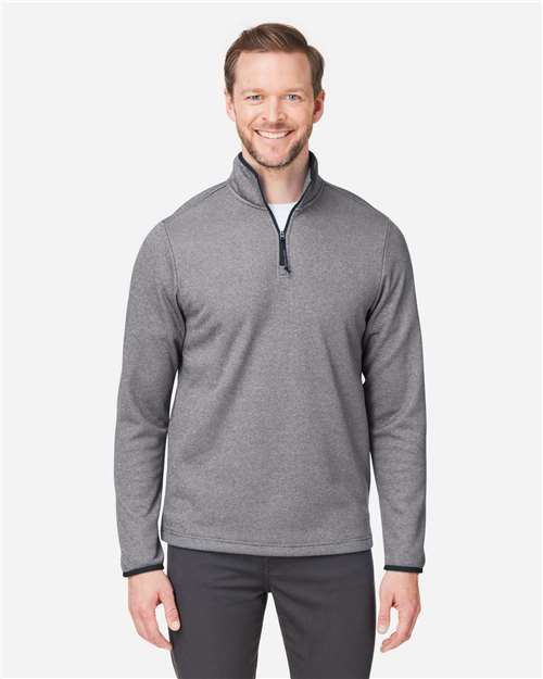 Men's Venture Heathered Stripe Quarter-Zip Pullover - CE73 5