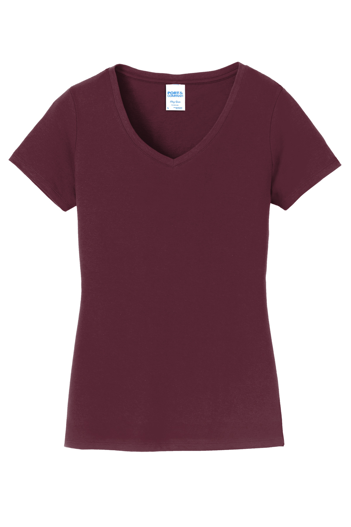 Port & Co Women's Fan Favorite V-Neck Tee. LPC450V 55