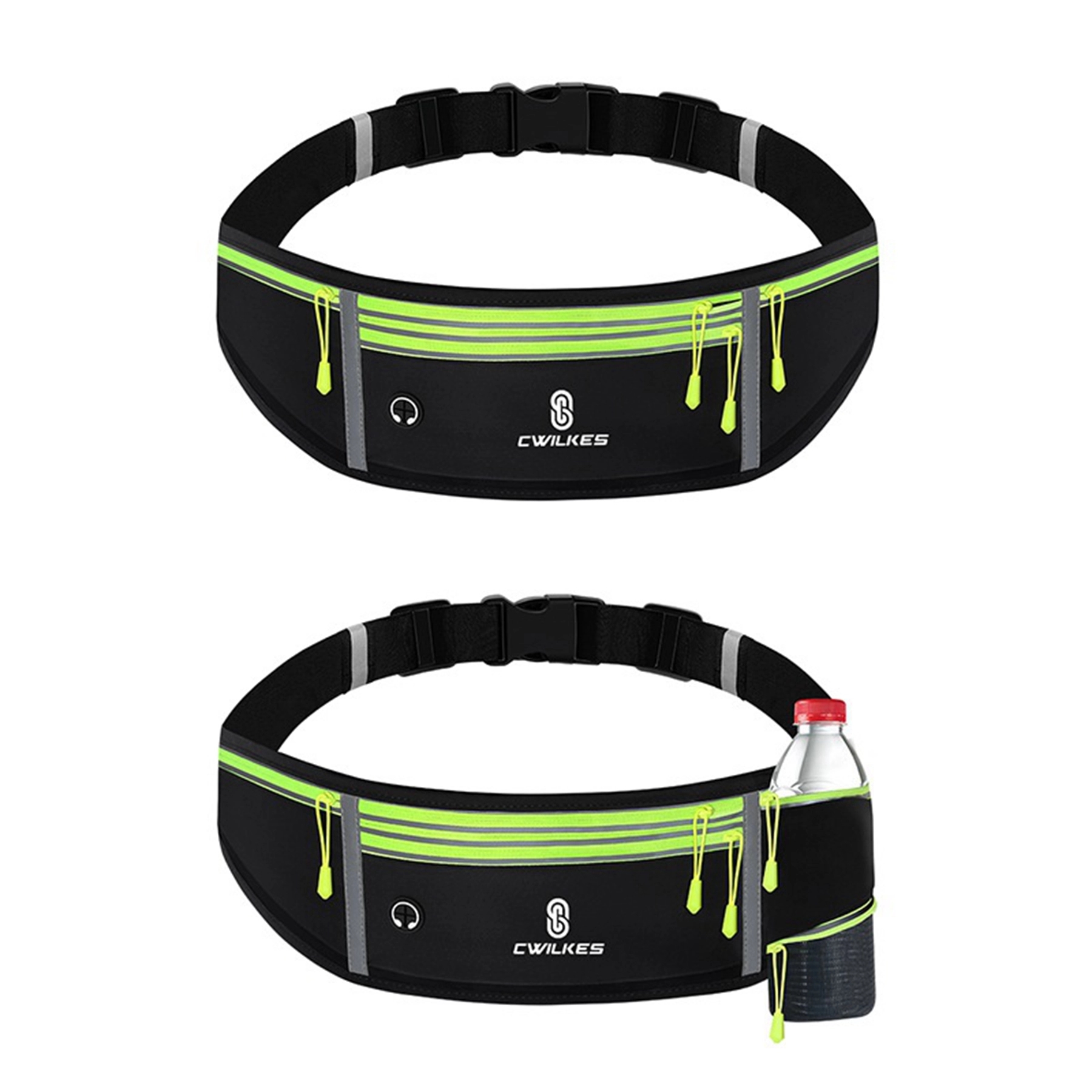 Waterproof Waist Pack With Bottle Holder 8