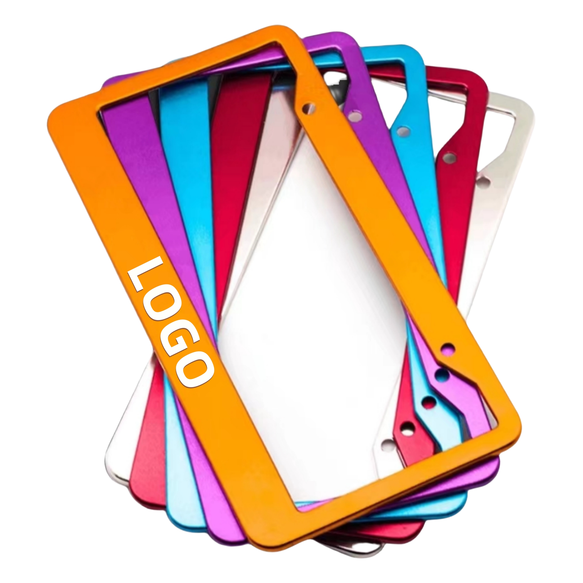 Aluminum Alloy License Plate Frame MOQ50 2