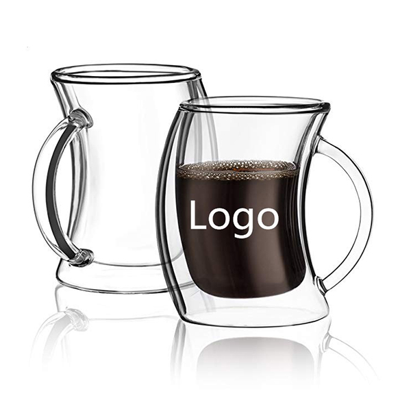 Double Wall Insulated glasses Espresso Cups , 5.4-Ounces 2