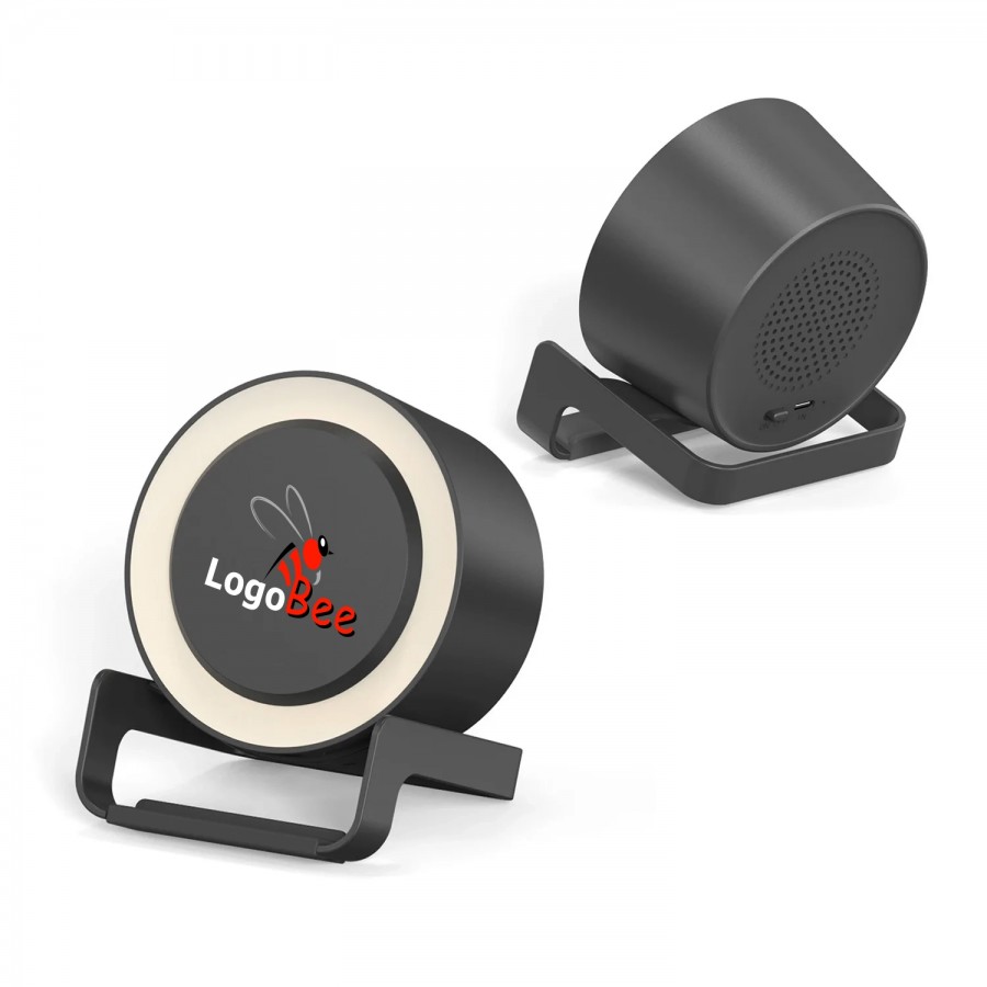 EchoPower Bluetooth Speaker with 15W Wireless Charger, Phone Stand & Optional Night Light 5