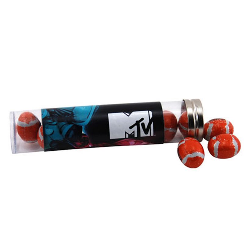 Tube with Chocolate Footballs 1