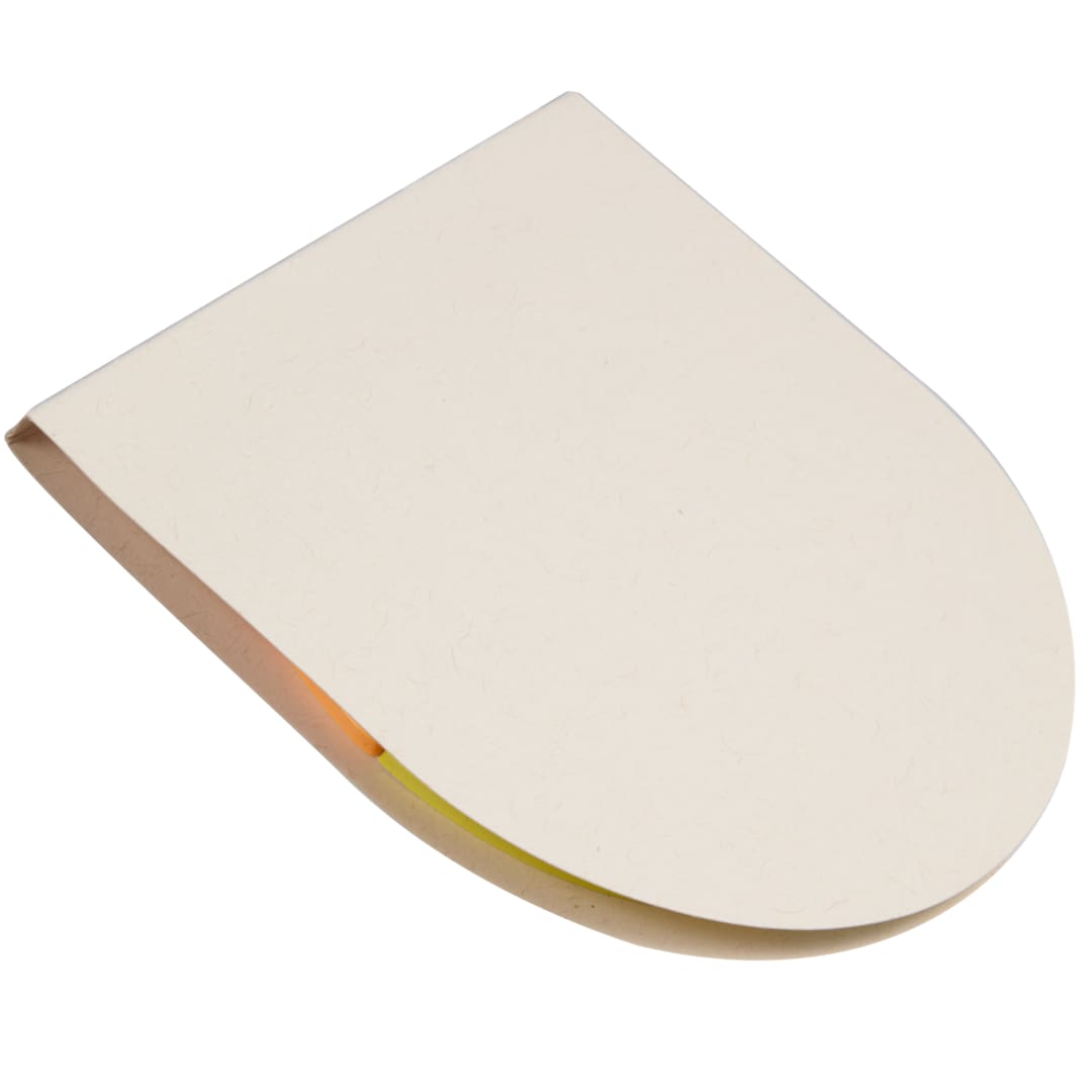 Recycled Milk Carton Round Sticky Notes Pad 31