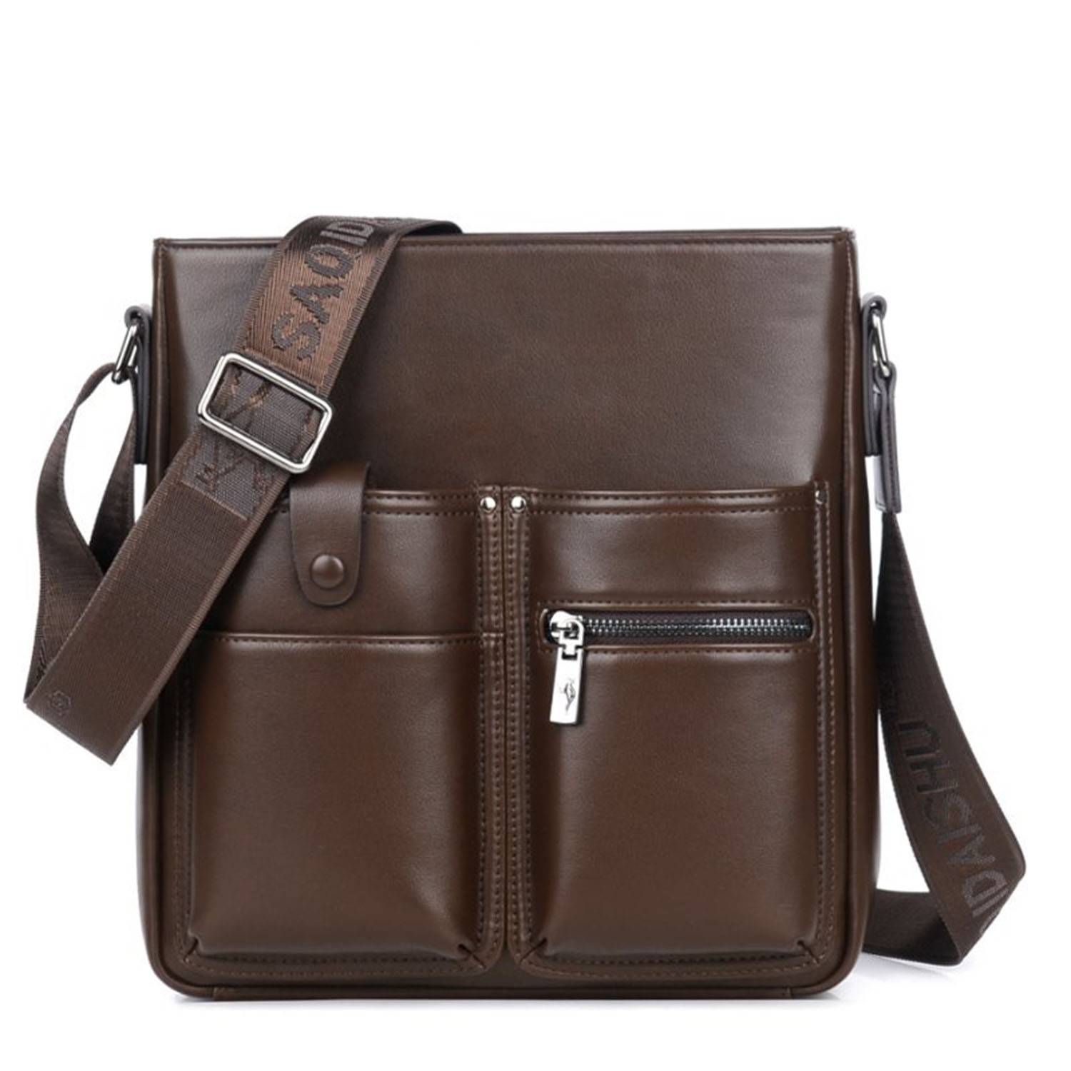 PU Leather Outdoors Crossbody Bag For Man 8