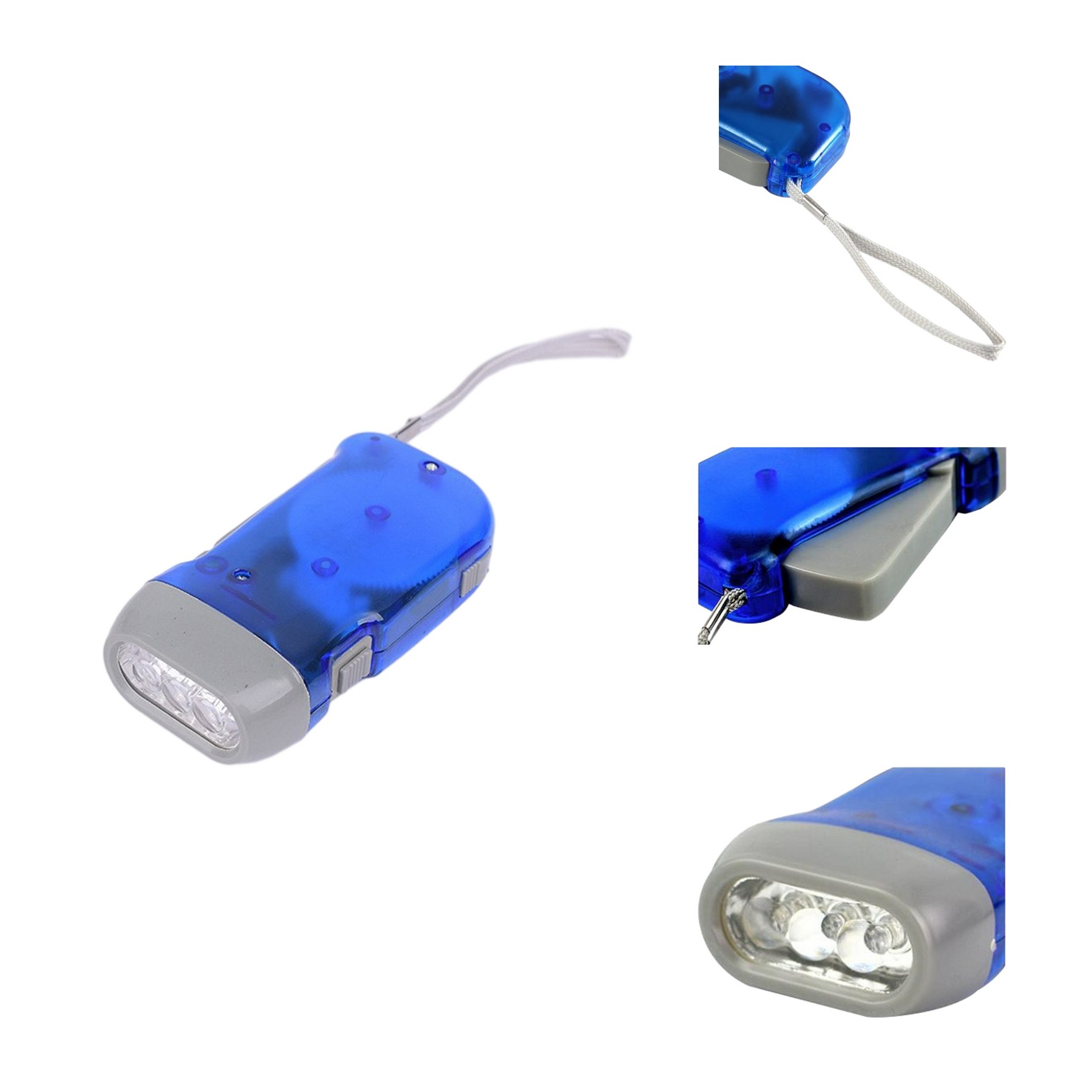 Hand Cranking Portable Flashlight 2