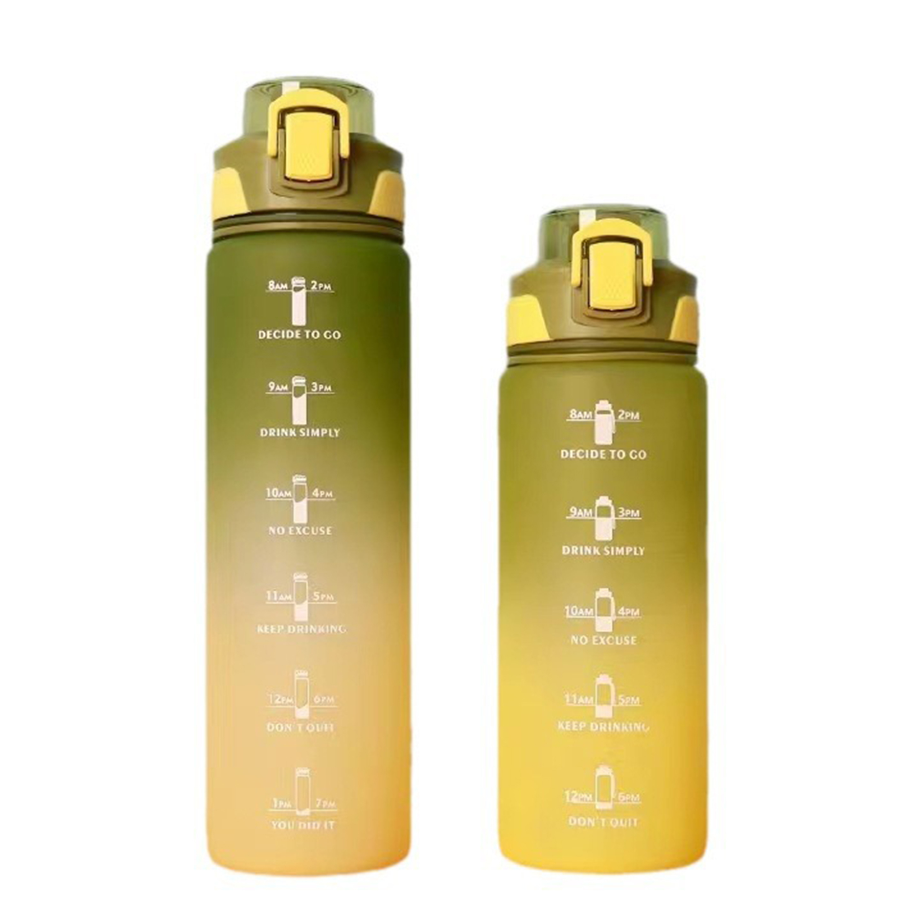 Plastic Large Capacity Portable Sports Water Bottle 2