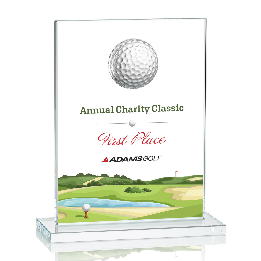 Cumberland VividPrint™ Golf Award - Clear 8