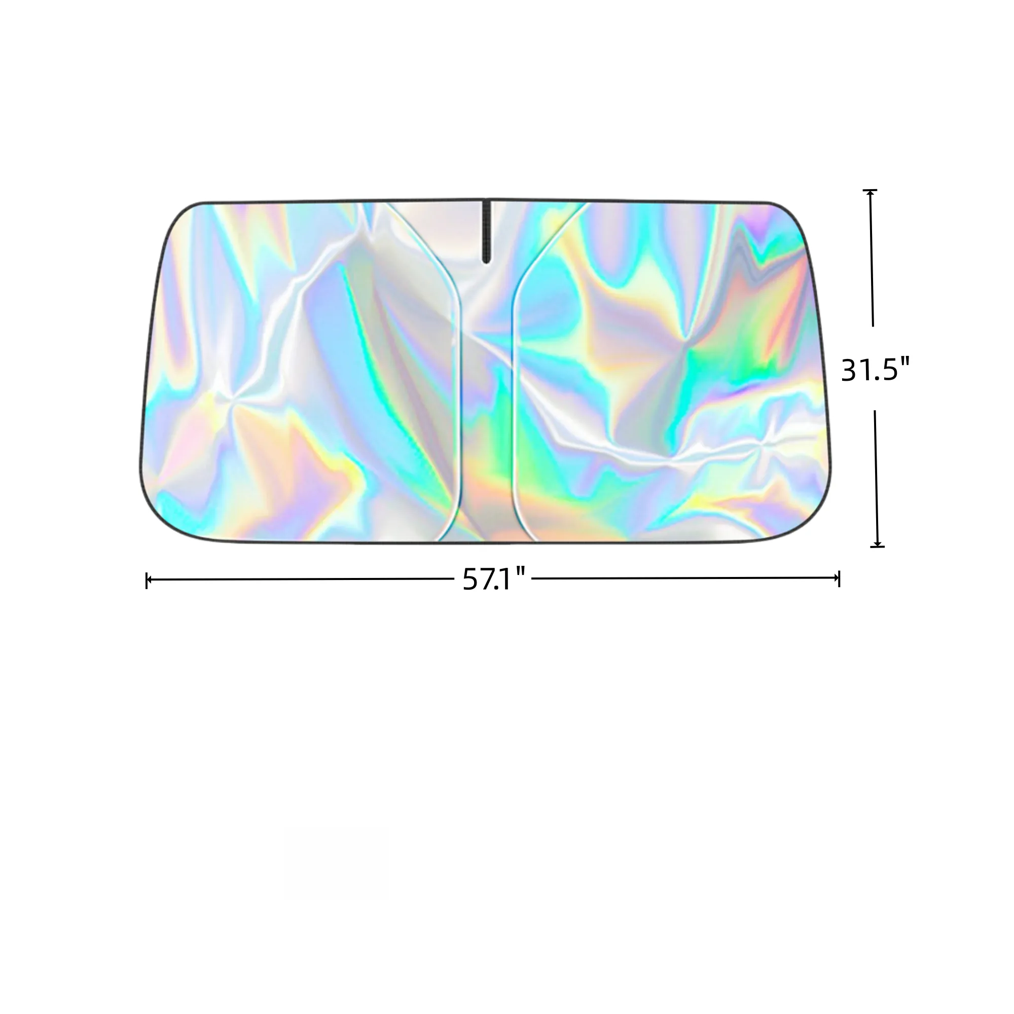 Car Front Windshield Laser Sunshade for Heat Insulation 3