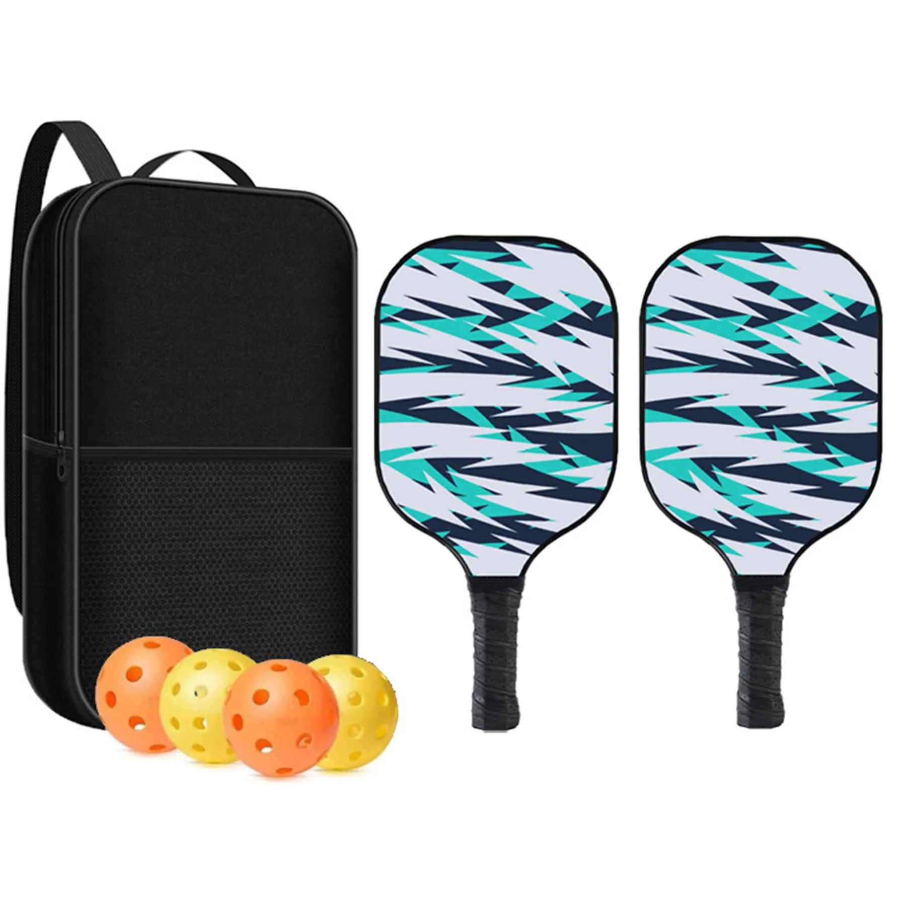 Premium Fiberglass Pickleball Set (2 rackets 4 balls 1 bag) 3