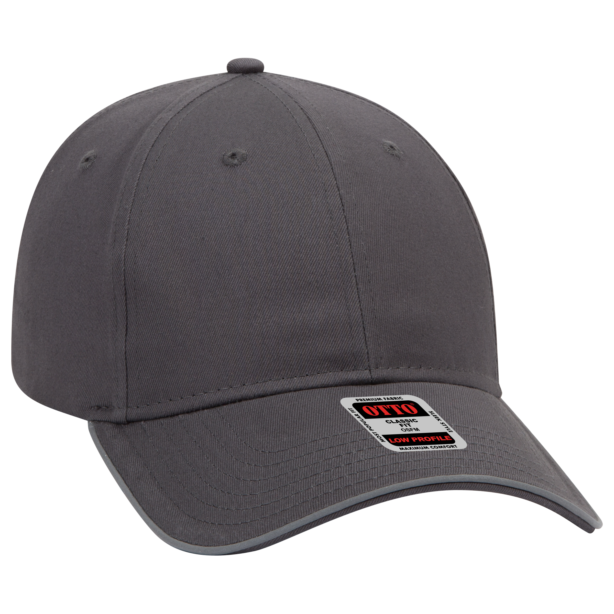 OTTO CAP® Reflective 6 Panel Low Profile Baseball Cap 4