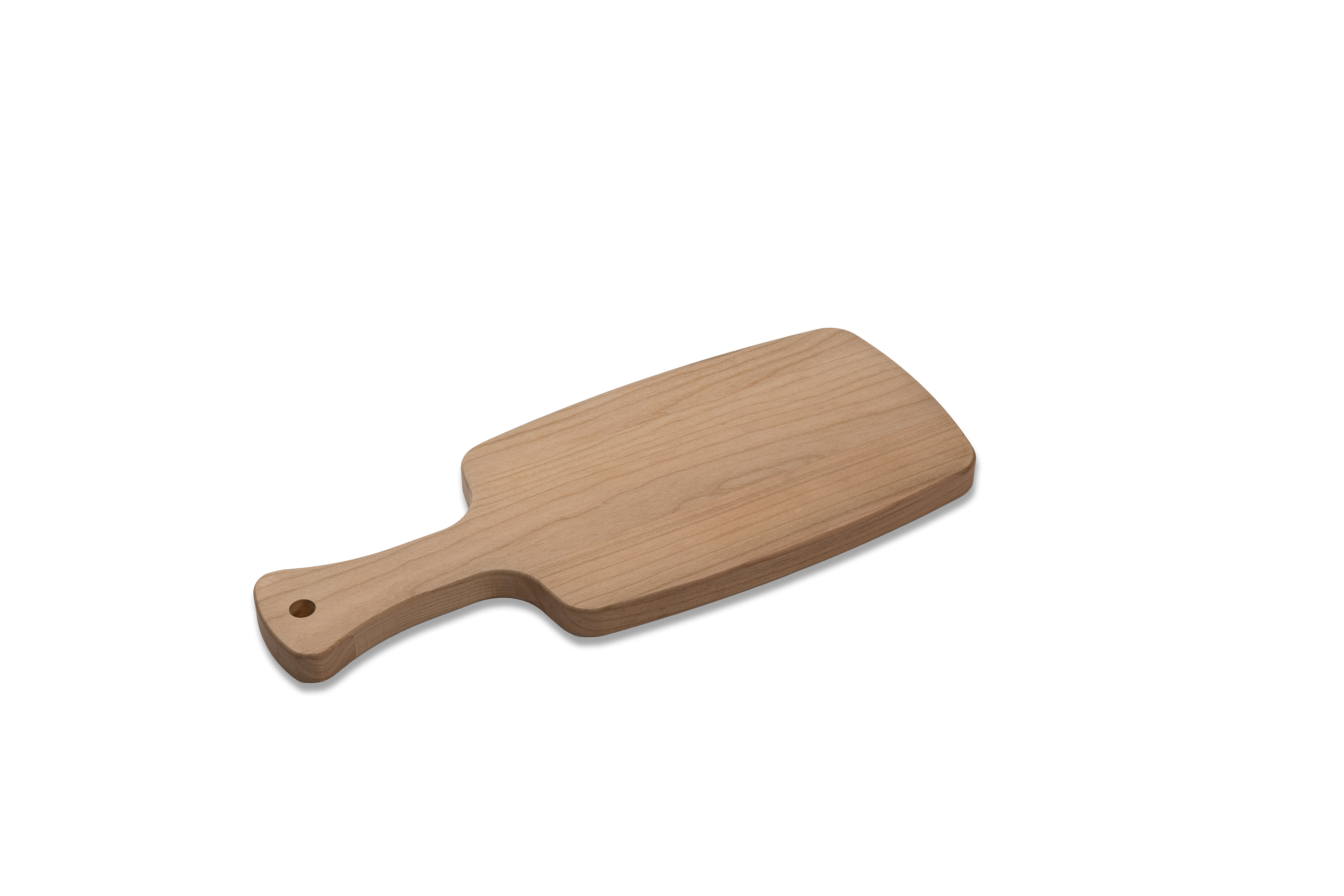 Small Cherry Service Board with Handle 14-1/2"x6"x3/4" 2