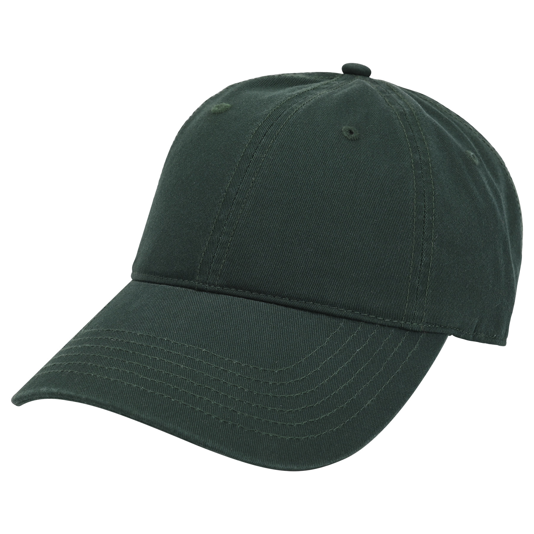 Classic 6-Panel Curved Brim Baseball Cap with Metal Buckle Closure (MOQ: 1pc) 3