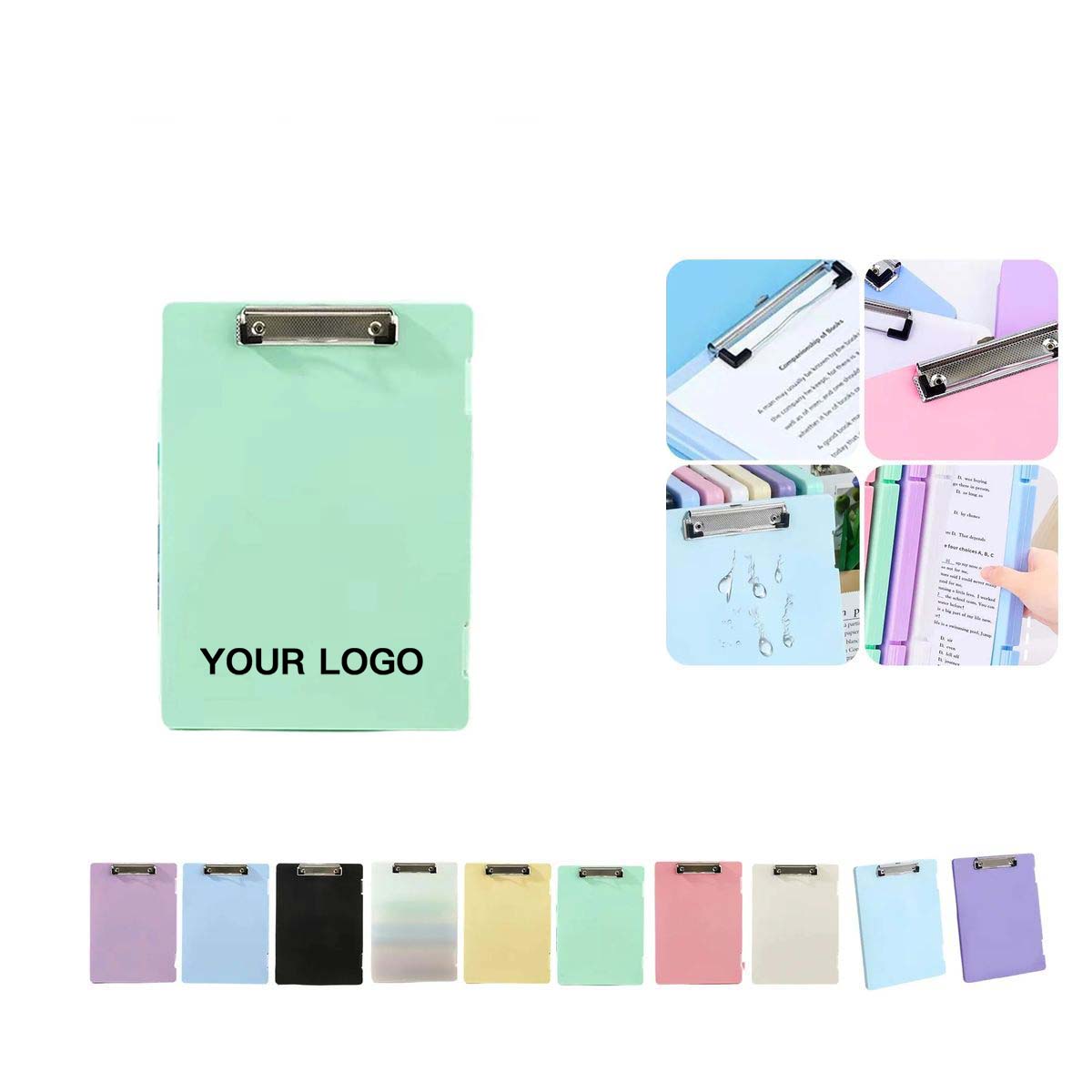 Multi Compartment File Organizer with Clipboard 2