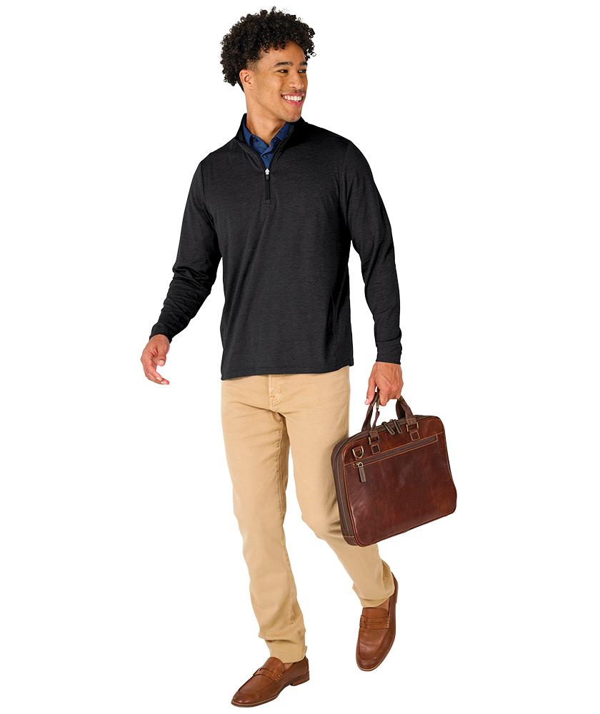 Men's Vista Tri-Blend Quarter Zip