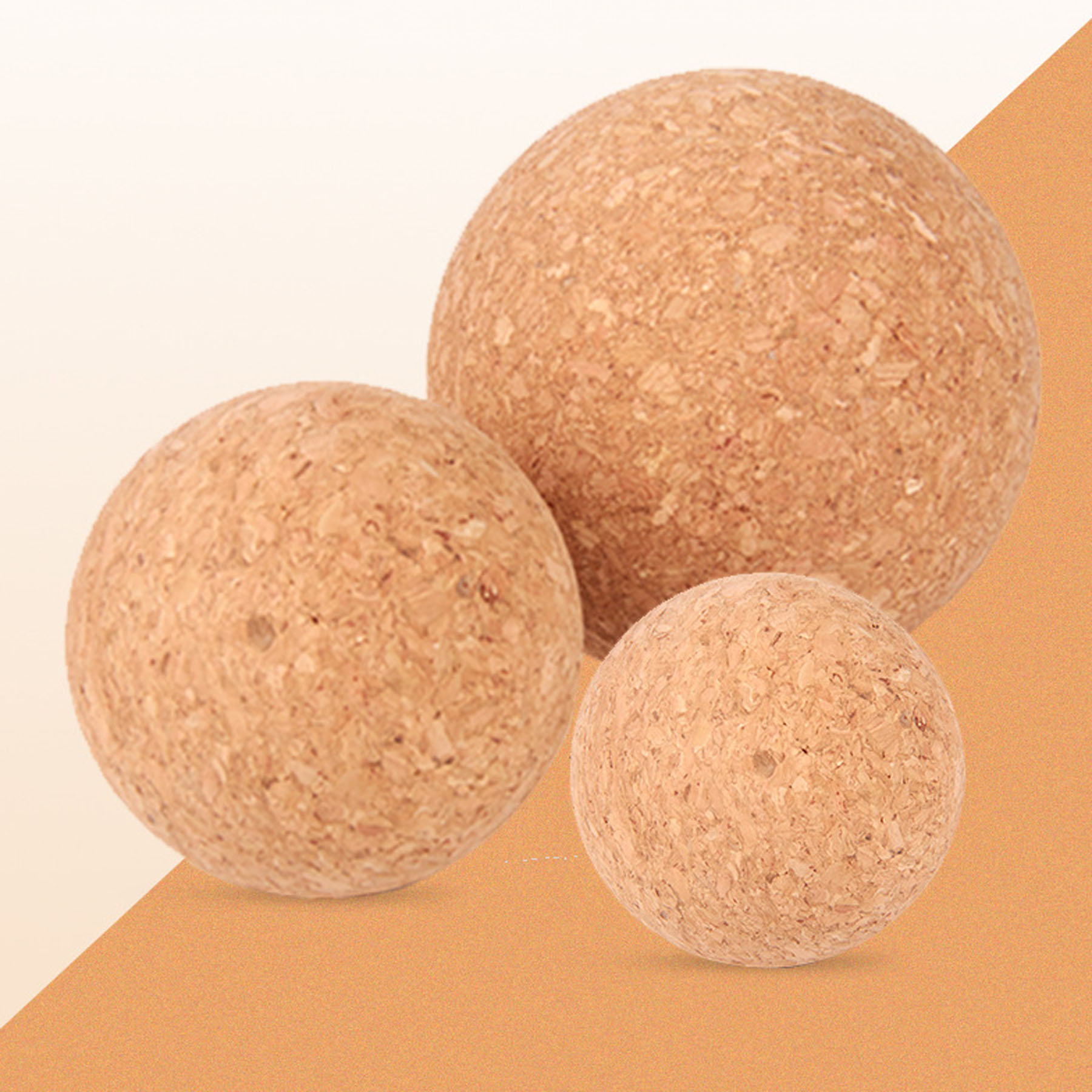Cork Massage Yoga Ball 2.4" 1