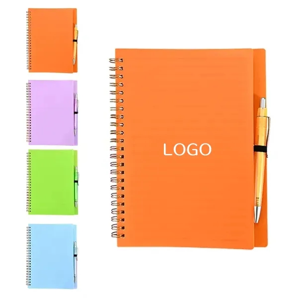 A5 Spiral Notebook and Pen Set 2