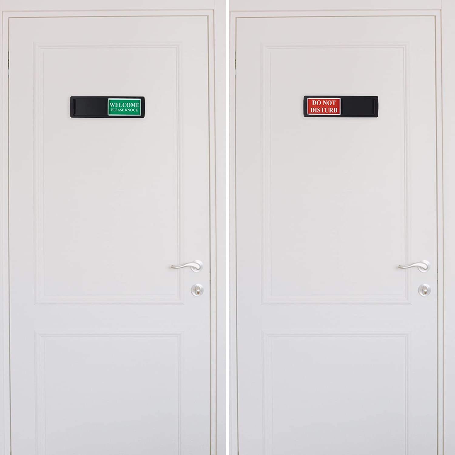 Do Not Disturb Welcome Please Knock Door Hanger Sign 7