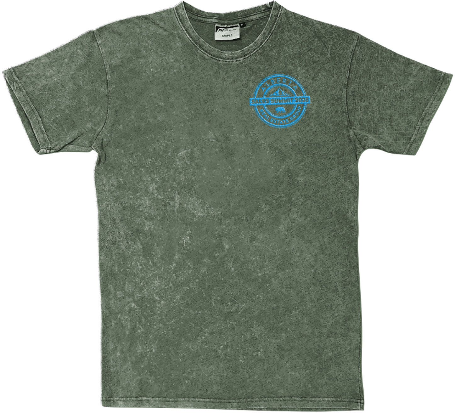 ACID WASH SHORT SLEEVE T-SHIRT - EMBROIDERED 10