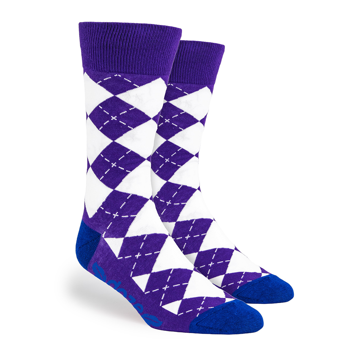Logo Argyle Simpler Socks