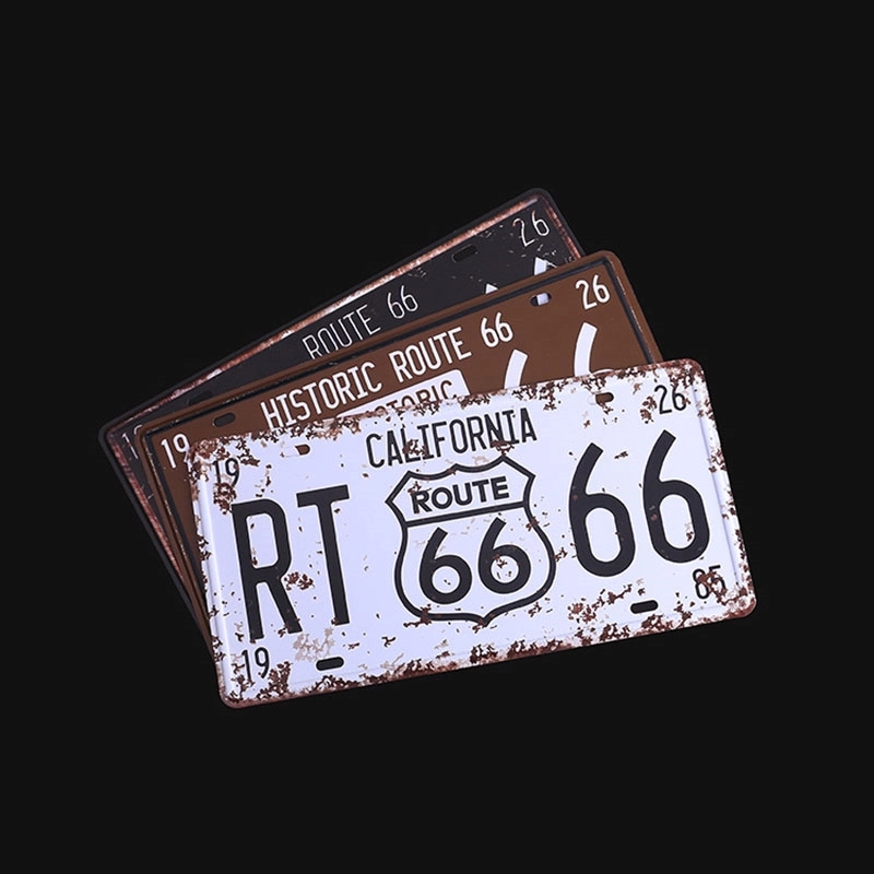 Full Color Dye Sublimated Embossed Aluminum License Plate 2