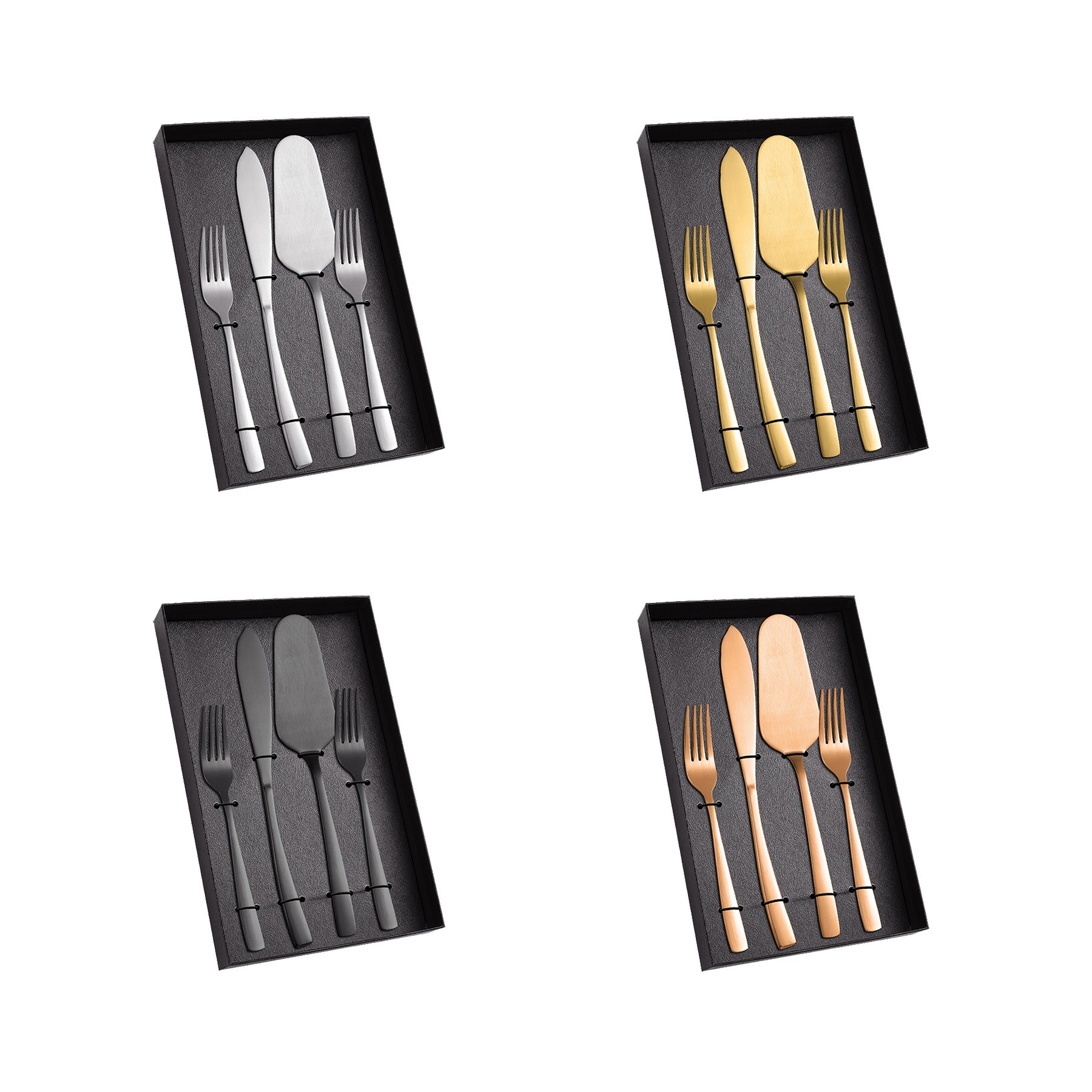 Stainless Steel Cake Knife Set 3