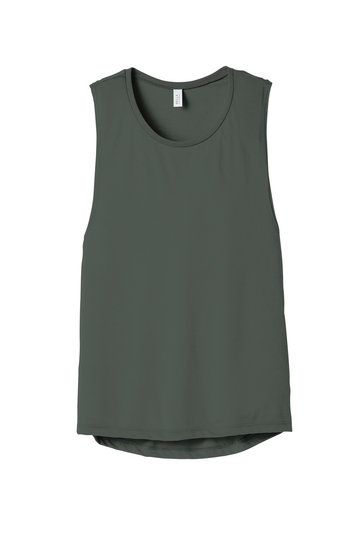 BELLA+CANVAS Women's Flowy Scoop Muscle Tank. BC8803 57