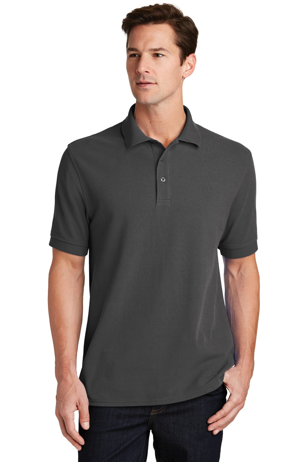 Port & Co Combed Ring Spun Pique Polo. KP1500 19