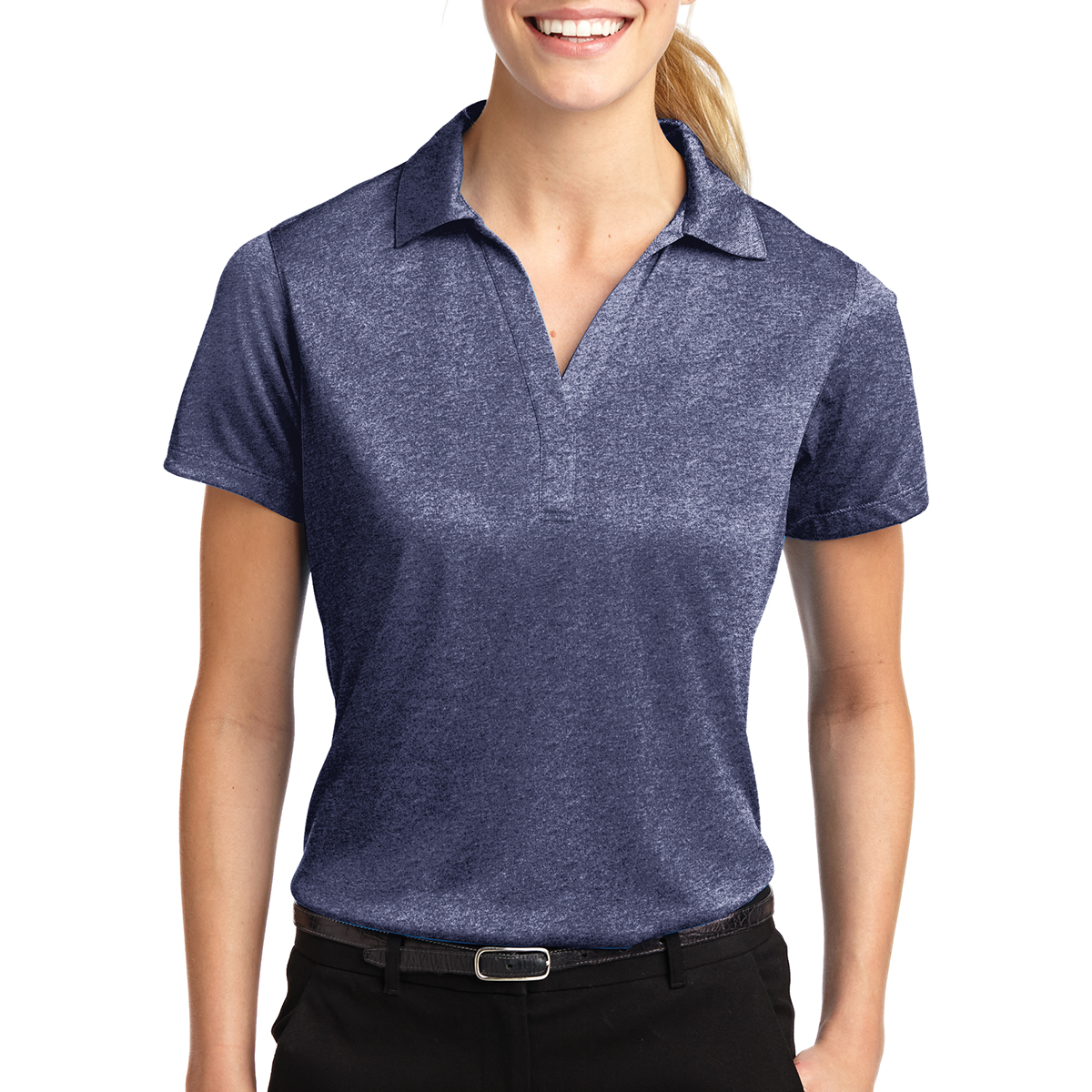 Sport-Tek® Ladies' Heather Contender™ Polo 8