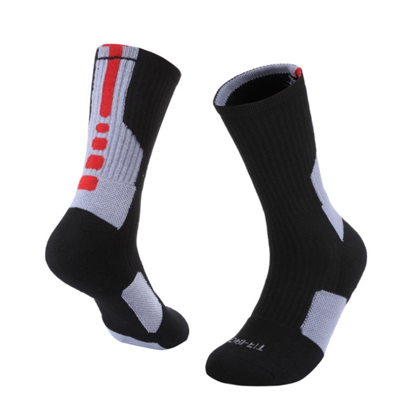 One Size Fits Most Athletic Cotton Crew Socks 5