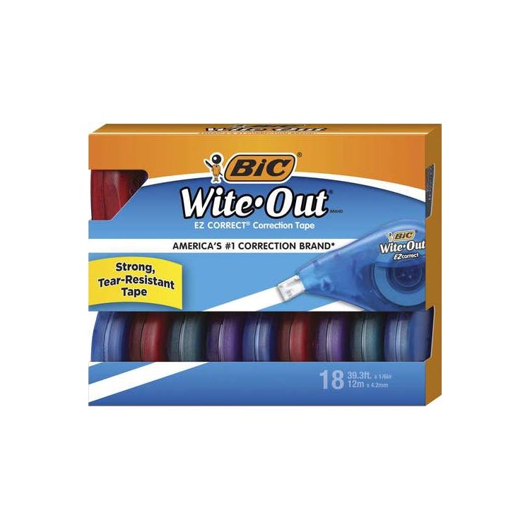 Correction Tape - White 18 Pack 2