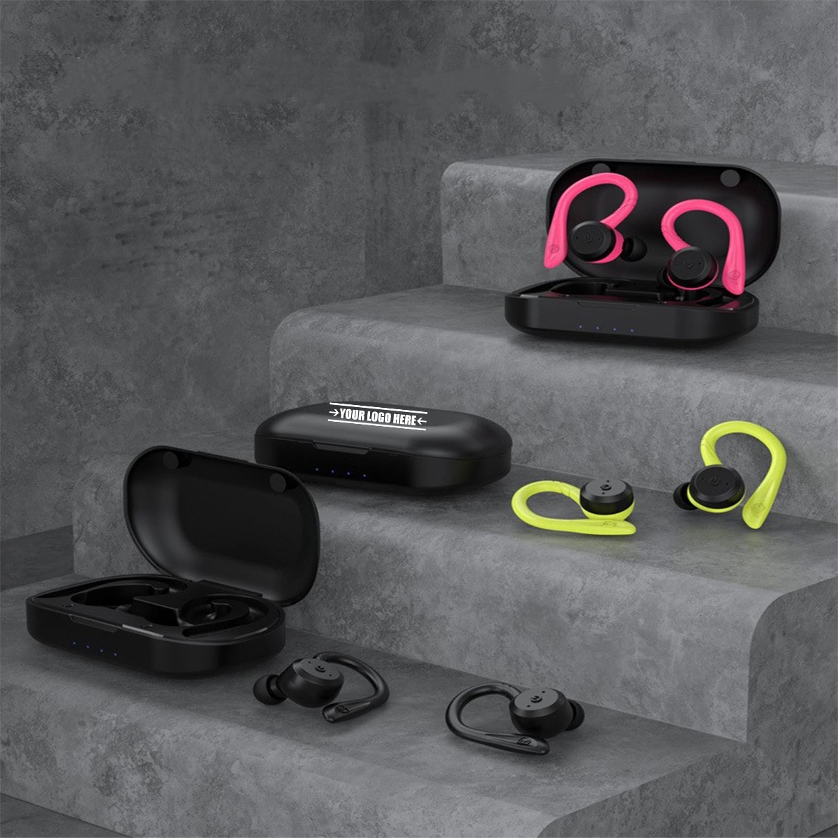 Bluetooth Waterproof Headphones True Wireless Earbuds 2