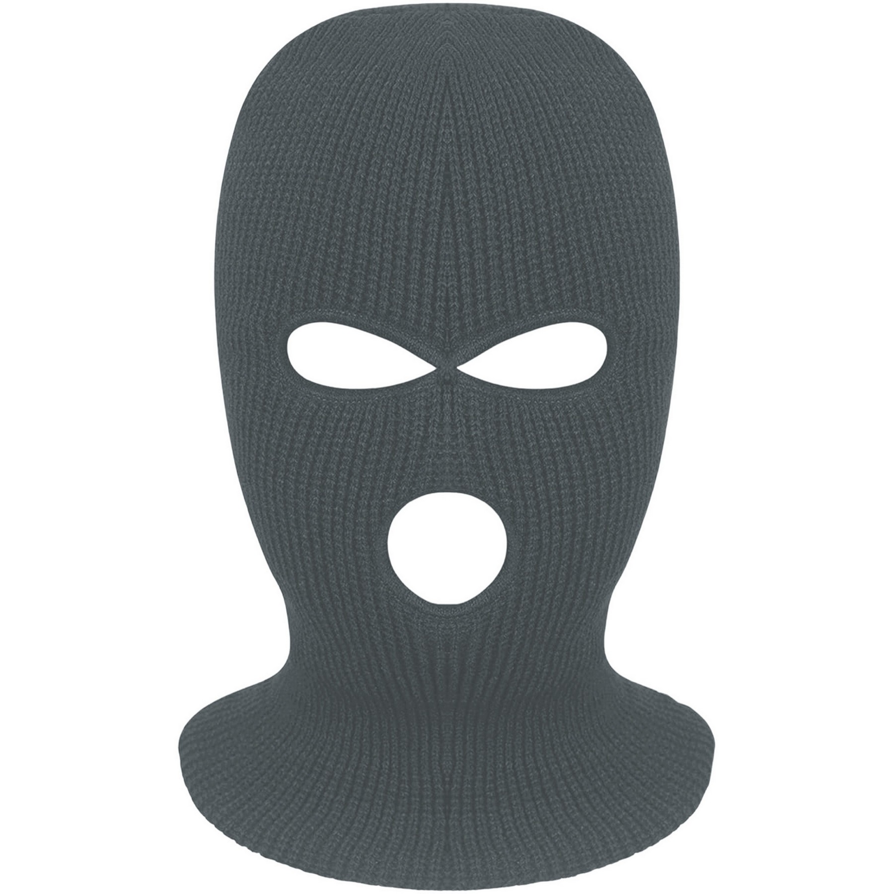 Custom 3 Holes Knitted Ski Mask Neck Gaiter Balaclava 3