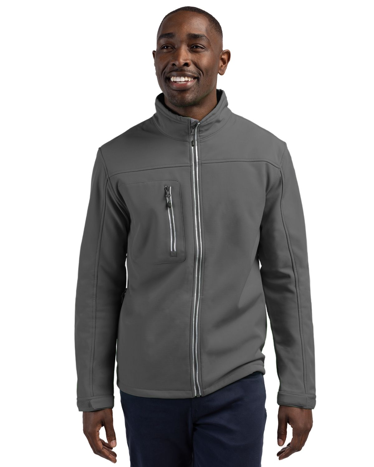 Clique Telemark Recycled Stretch Softshell Mens Full Zip Jacket 26