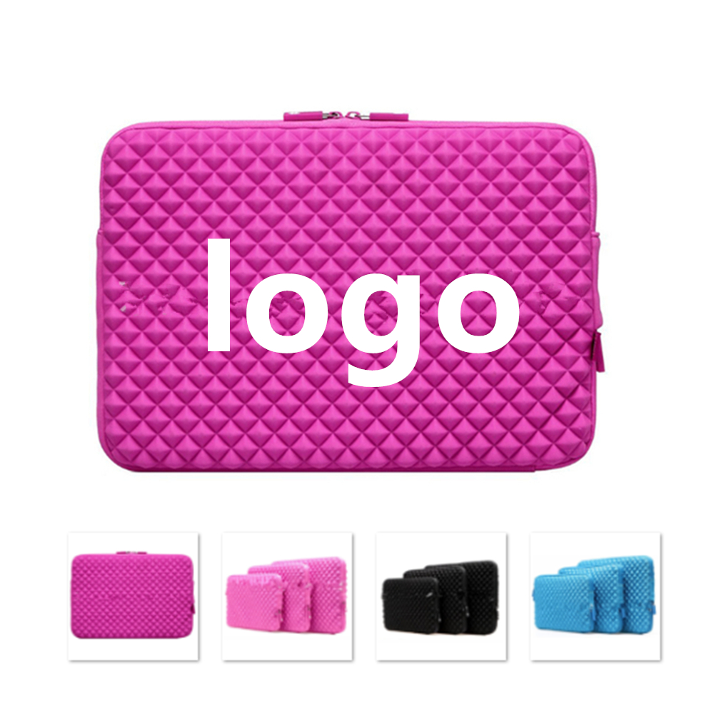 Zippered Neoprene Laptop Sleeve With Padded Interior 3
