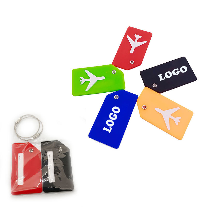 Silicone Luggage Tag with Name ID Card 5