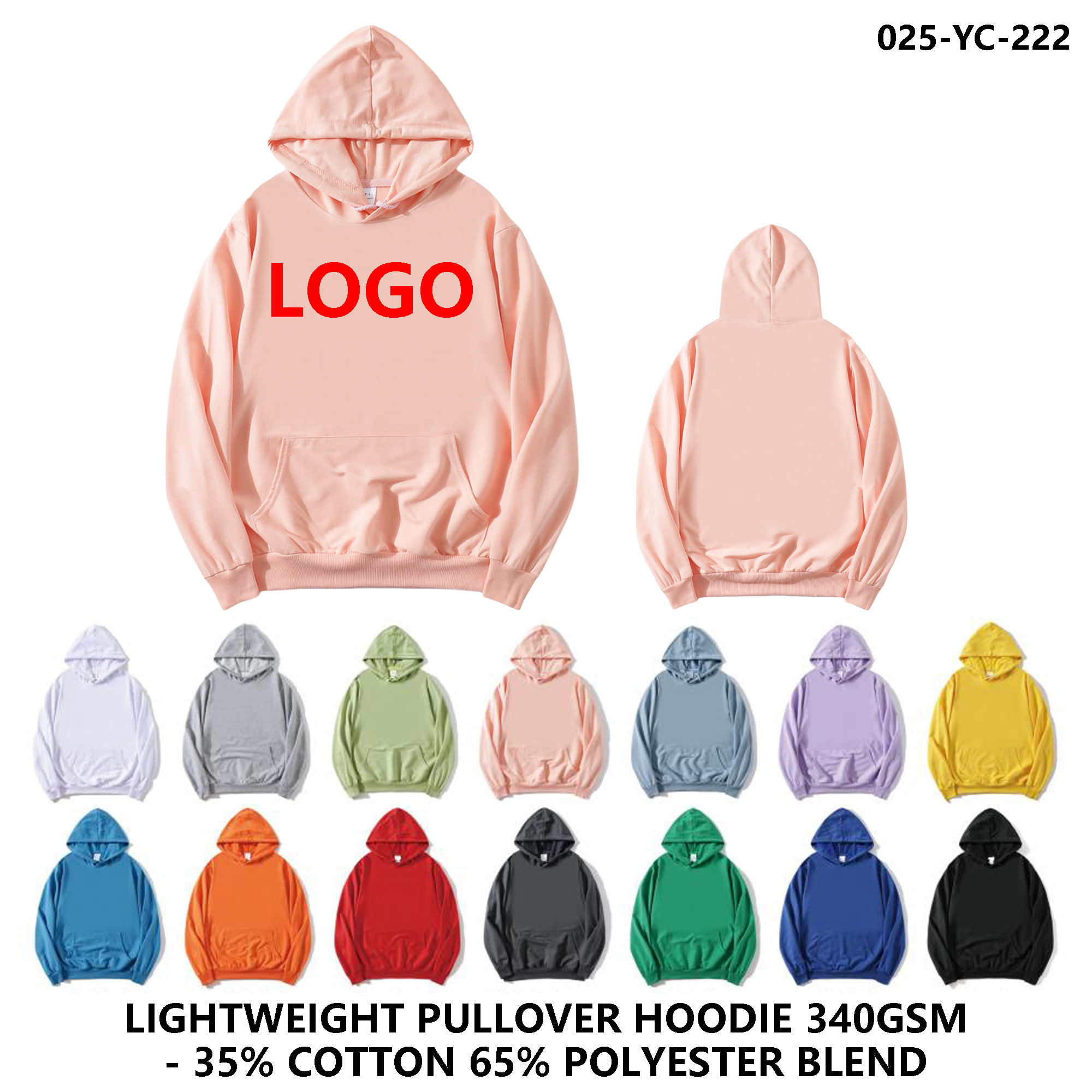 Breathable Cotton Pullover - Plus Size 5XL Custom Logo Workwear 2