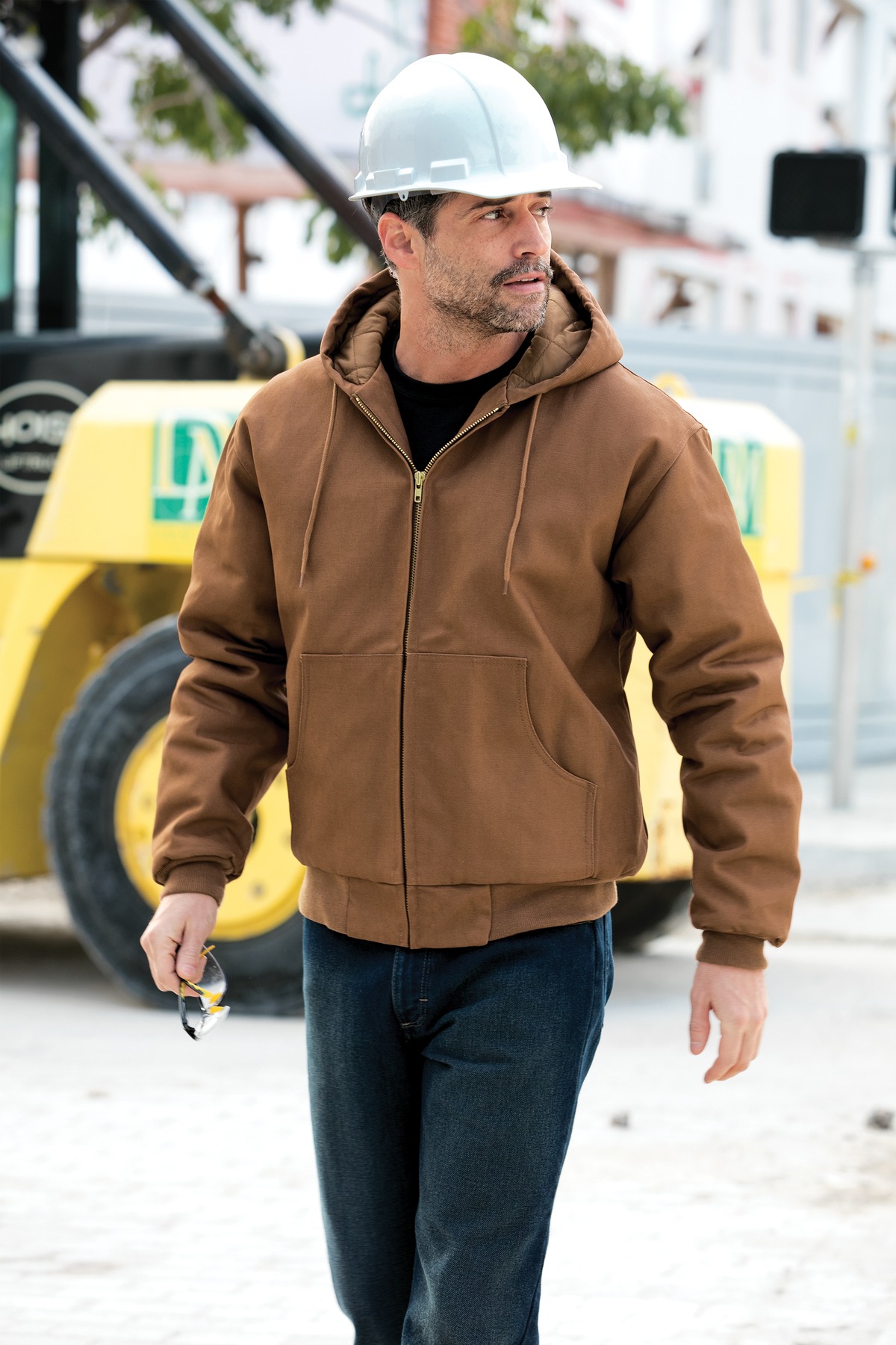 CornerStone - Duck Cloth Hooded Work Jacket. J763H 15
